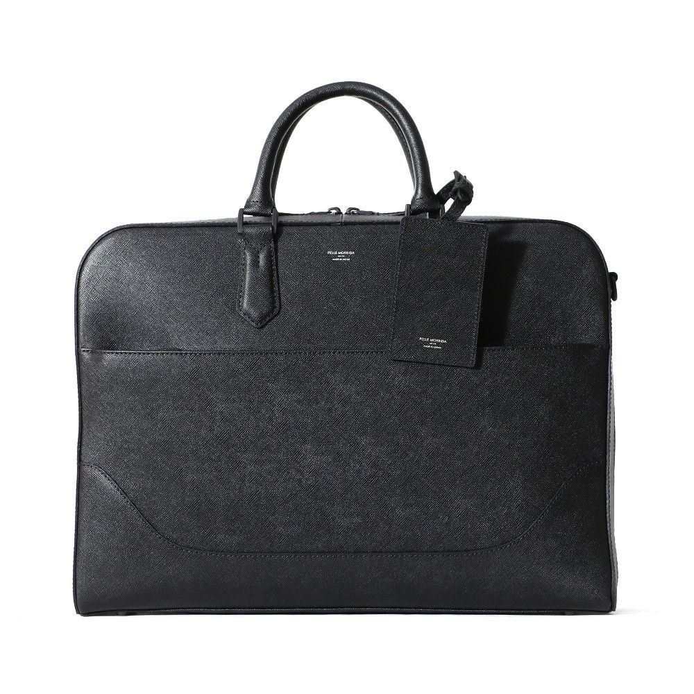 CA015-ブリーフバッグ(1室タイプ) BLACK | PELLE MORBIDA ペッレ モルビダ