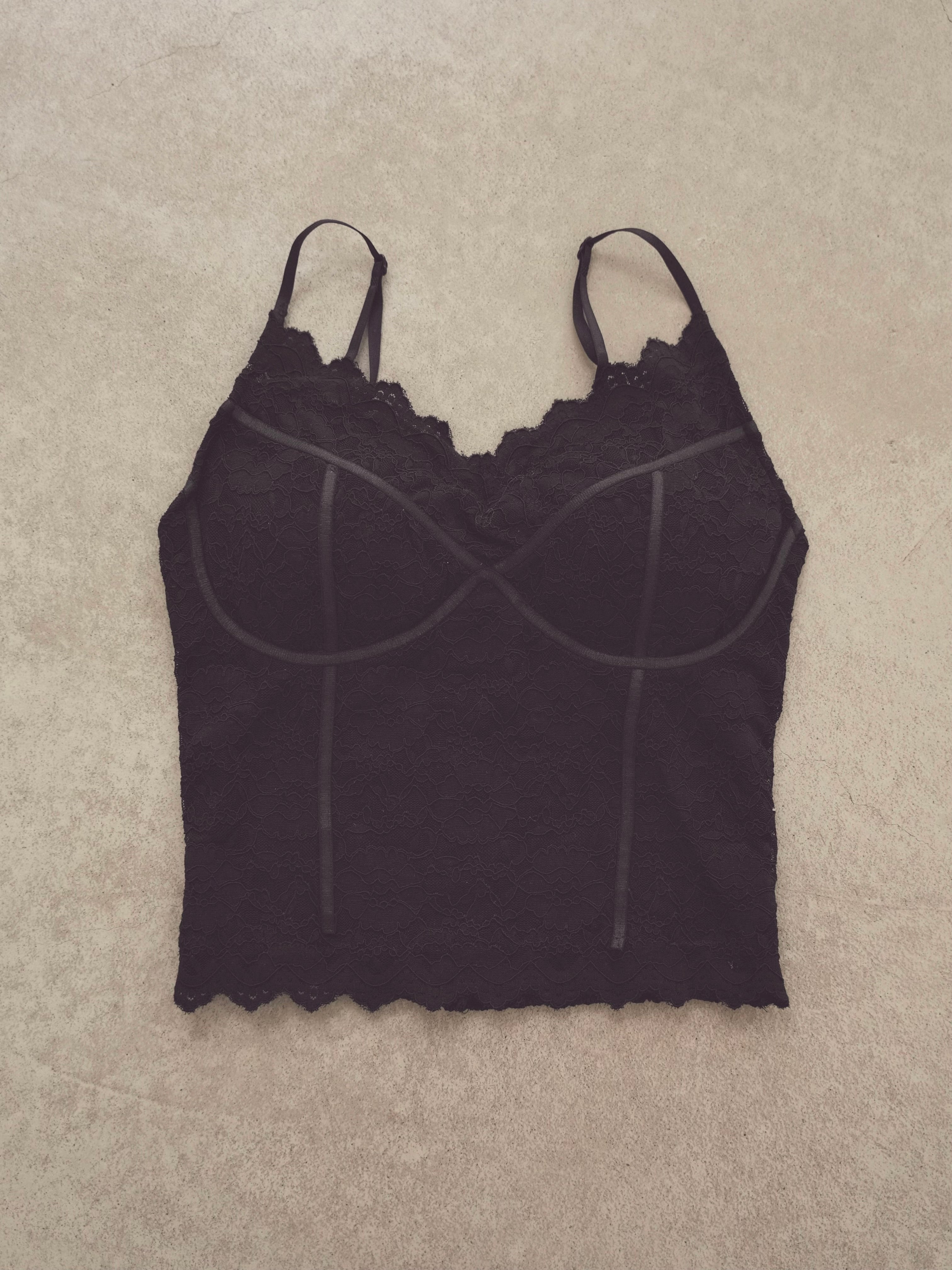 lace corset camisole｜PELLICULE | ぺリキュール