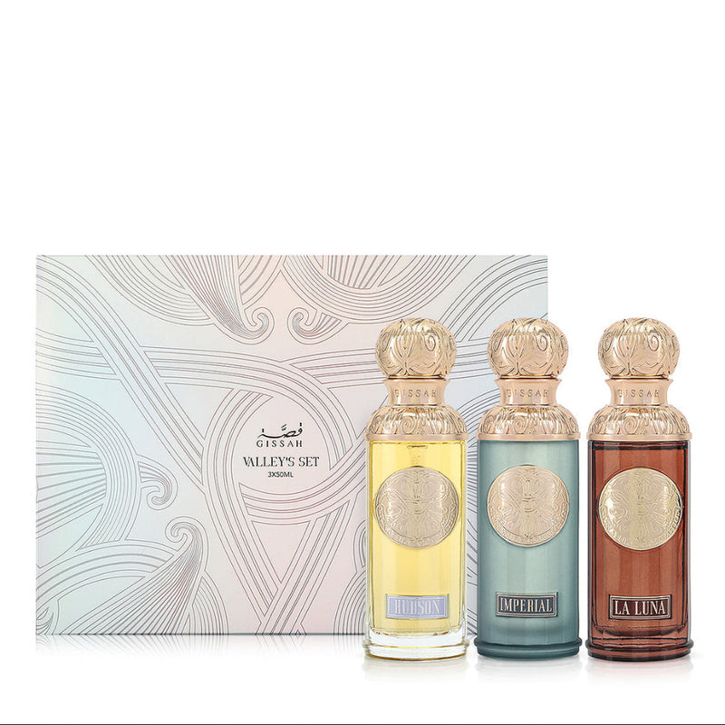 Valley's Set 3x50ml by Gissah Perfumes | Hudson Valley • Imperial