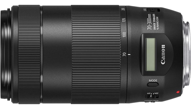 Canon's New 70-300mm II is Its First with an LCD Info Display