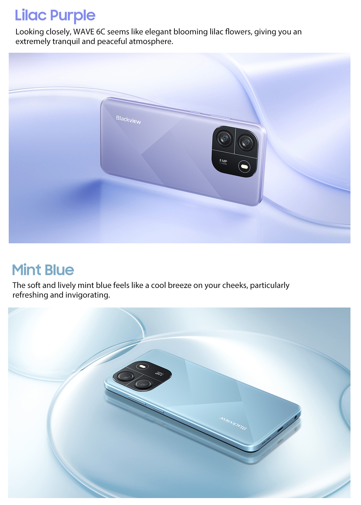 Blackview WAVE 6C 4G Smartphone 4GB+32GB 6.52