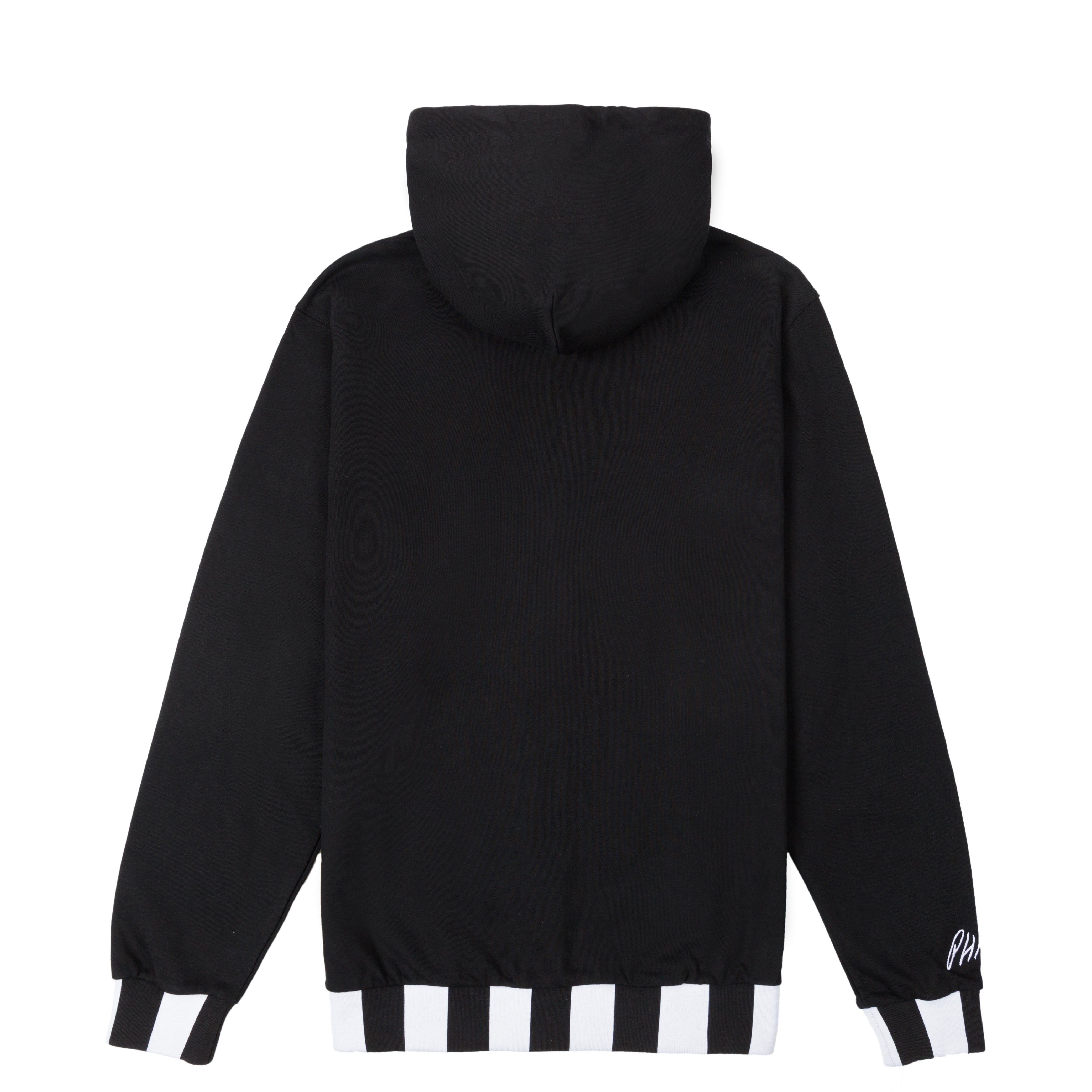 Black Hardcore Zip Up Hoodie