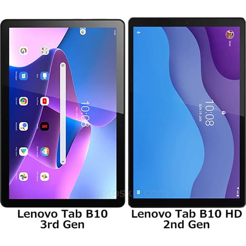 Lenovo Tab B10「3rd Gen」と「HD 2nd Gen」の違い - フォトスク