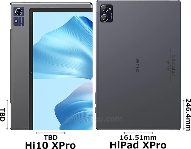 CHUWI「Hi10 XPro」と「HiPad XPro」の違い - フォトスク