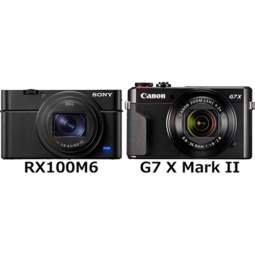 RX100M6」と「PowerShot G7 X Mark II」の違い - フォトスク