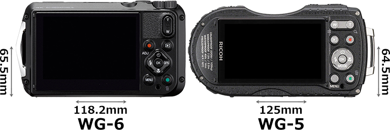RICOH WG-6」と「RICOH WG-5 GPS」の違い - フォトスク