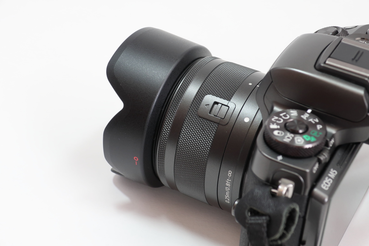 キヤノンMマウント15-45 コンパクトズーム 使いやすいコンパクトズーム