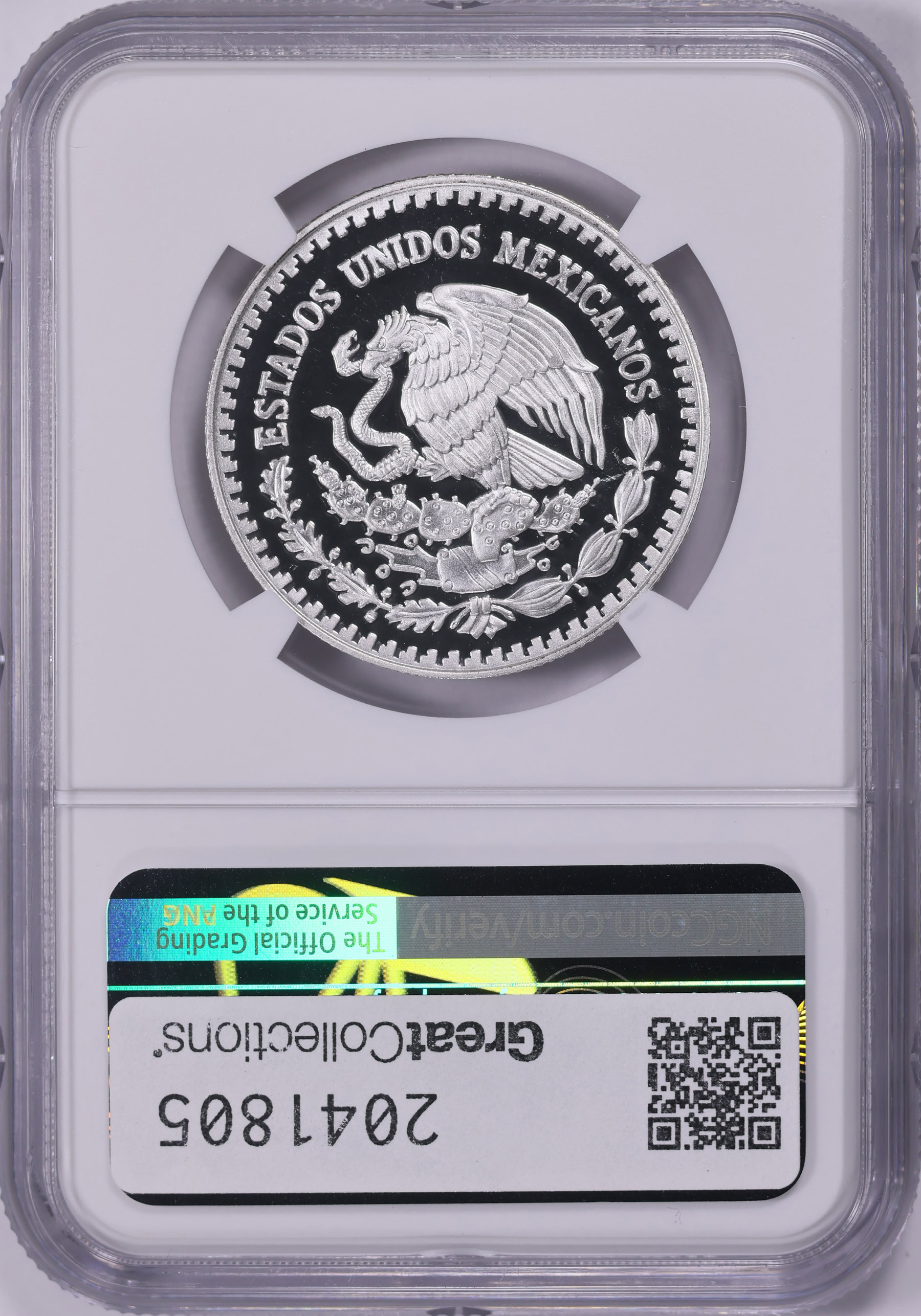 Mexico 2017-Mo Silver 1/2 Onza Libertad KM-612 NGC Proof-70 UC