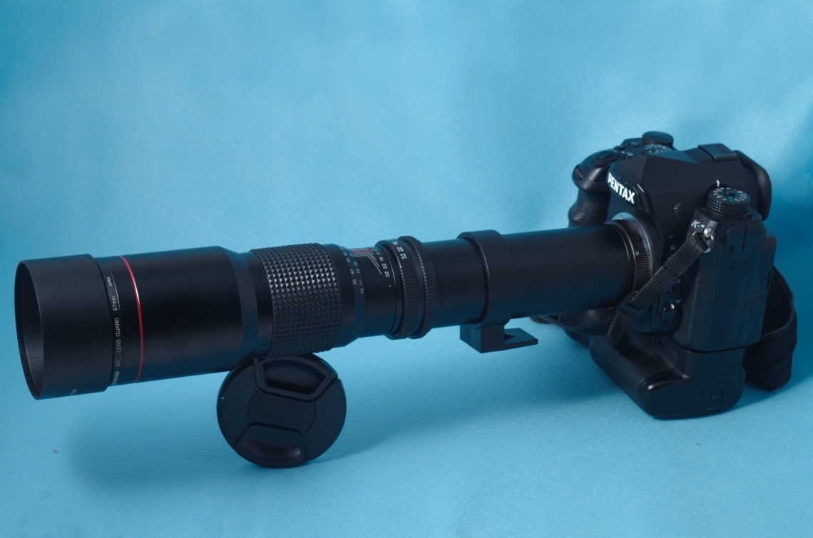 謎の中華超望遠レンズ Pre-set Telephoto Lens 500mm F8 – 超画伯の