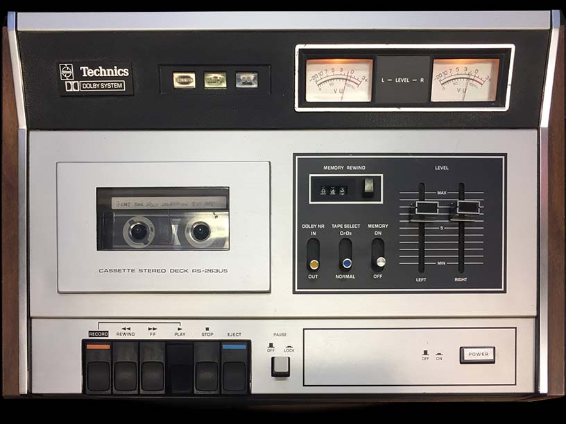 On the bench today… A Technics RS-263US Cassette deck. – Photo-Genic