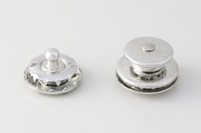 ドイツホック ニッケルシルバー | ヌメ革と真鍮金具とレザークラフト