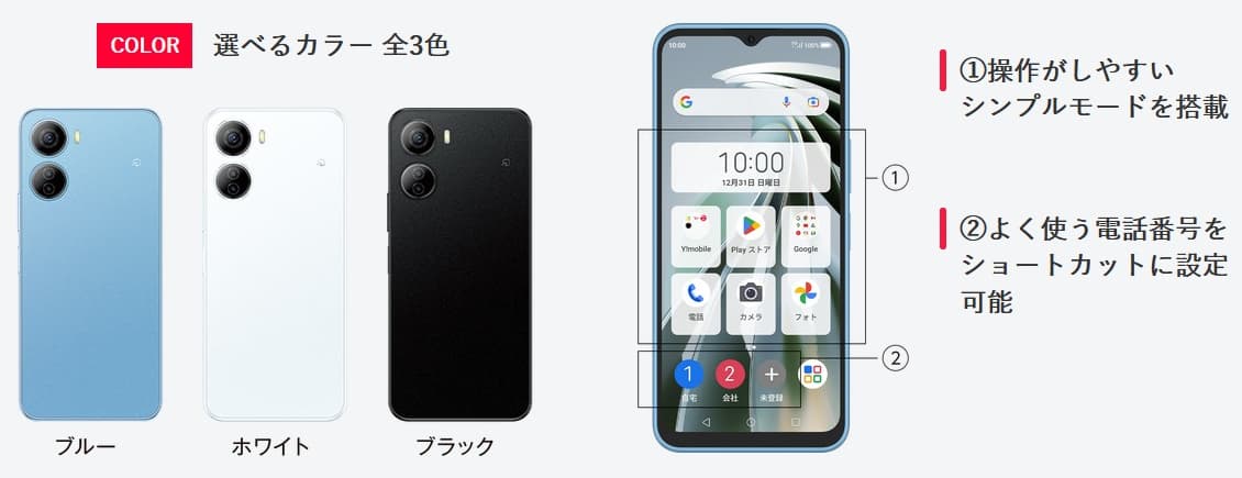 ZTE Libero 5G IV ワイモバイルから発売、シンプルモード搭載の5G