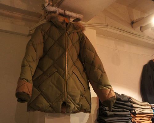 ウエハウスの最強アウター、アラスカダウンジャケット復刻