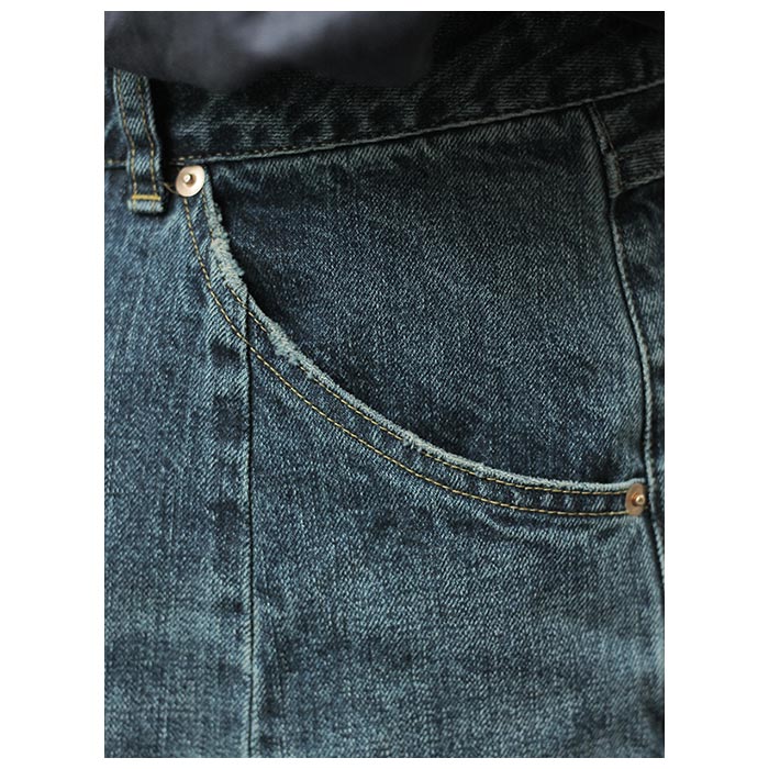 ニードルズ NEEDLES 12オンス デニム ヒザデルパンツ H.D. Pant - Jean