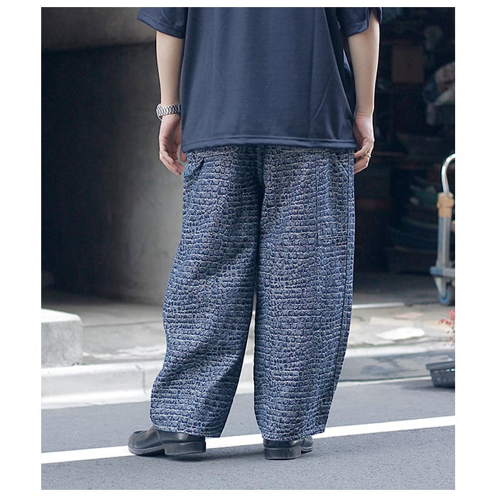 ニードルズ NEEDLES 10オンス デニム クロコダイル ジャガード