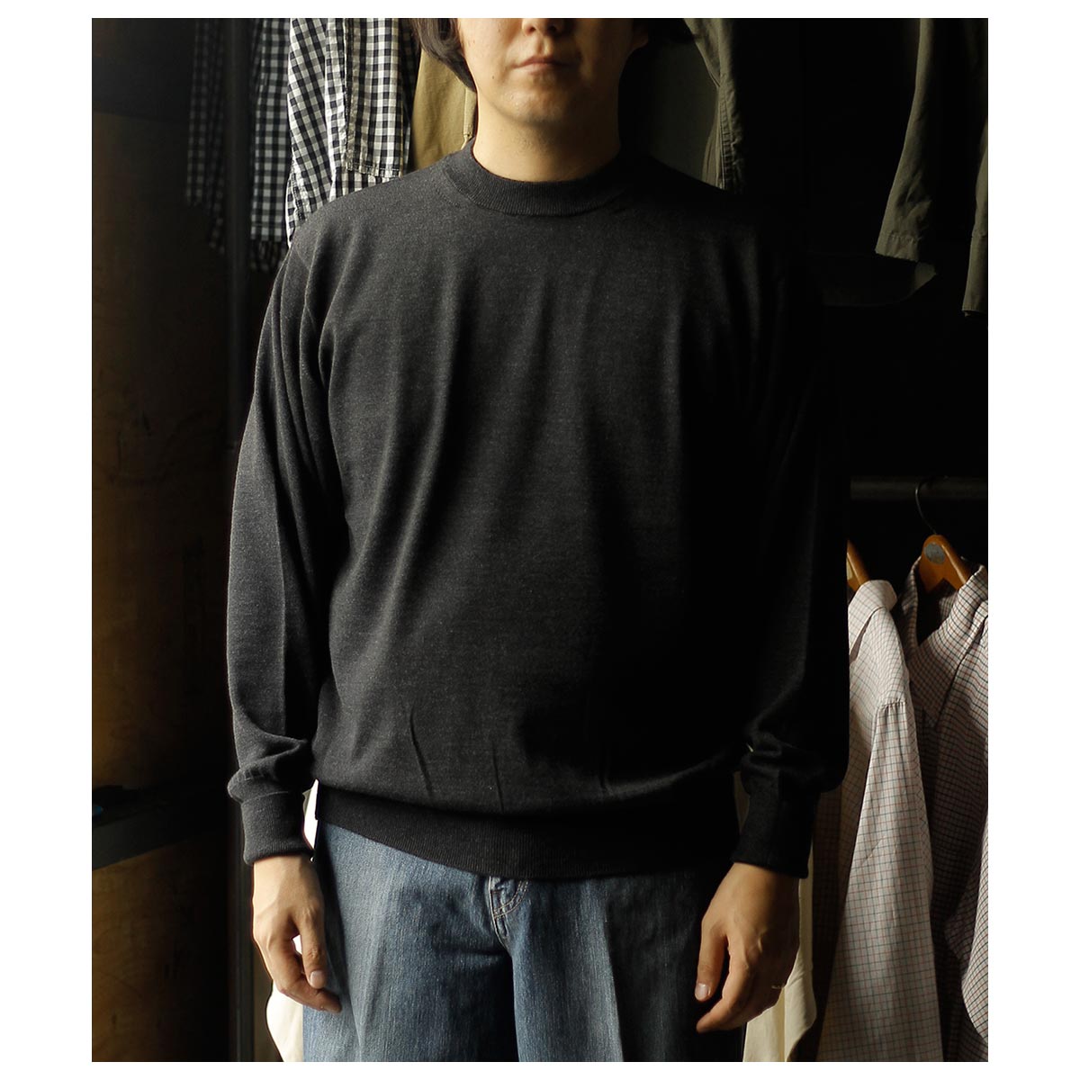 バトナー BATONER ベイビー ウール クルーネック BABY WOOL CREW NECK