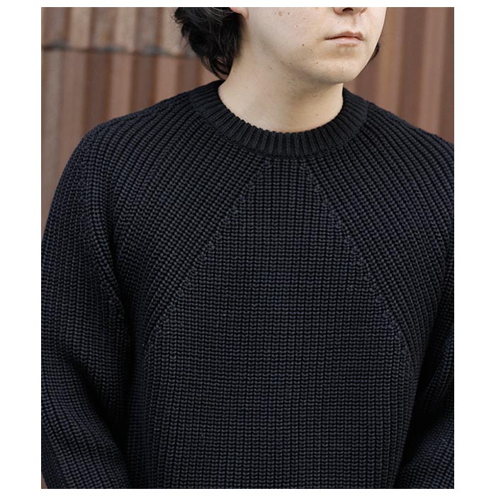 バトナー BATONER シグネチャー クルーネック セーター SIGNATURE CREW