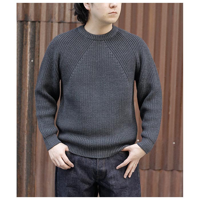 バトナー BATONER シグネチャー クルーネック セーター SIGNATURE CREW