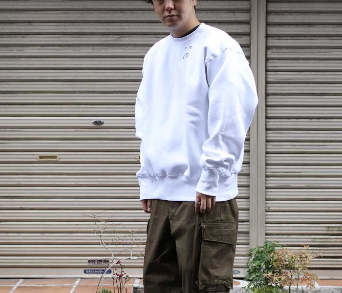 CAMBER キャンバー スウェット クロスニット クルーネック リバース