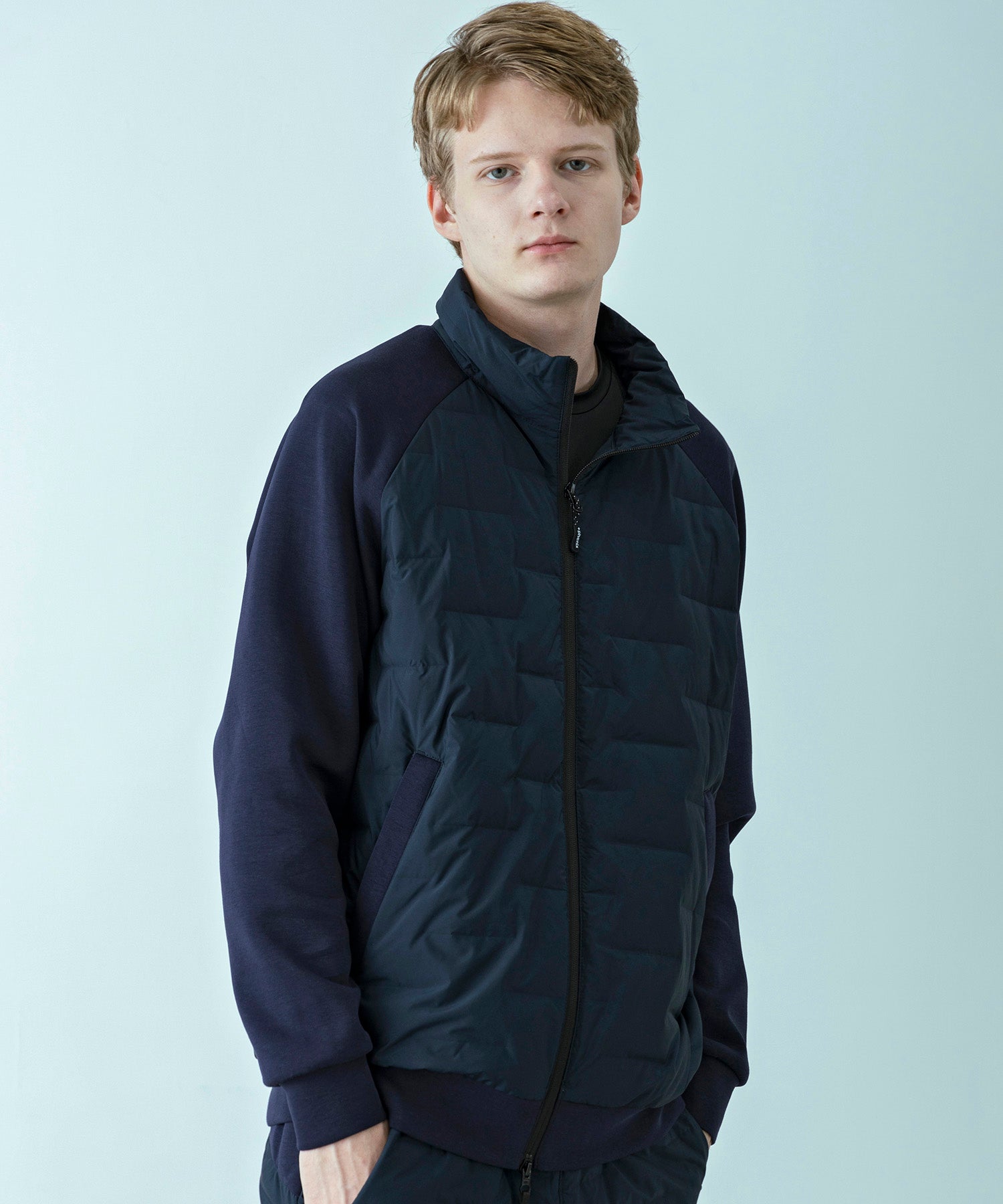 MENS】HYBRID DOWN JACKET ハイブリッドダウンジャケット / +phenix