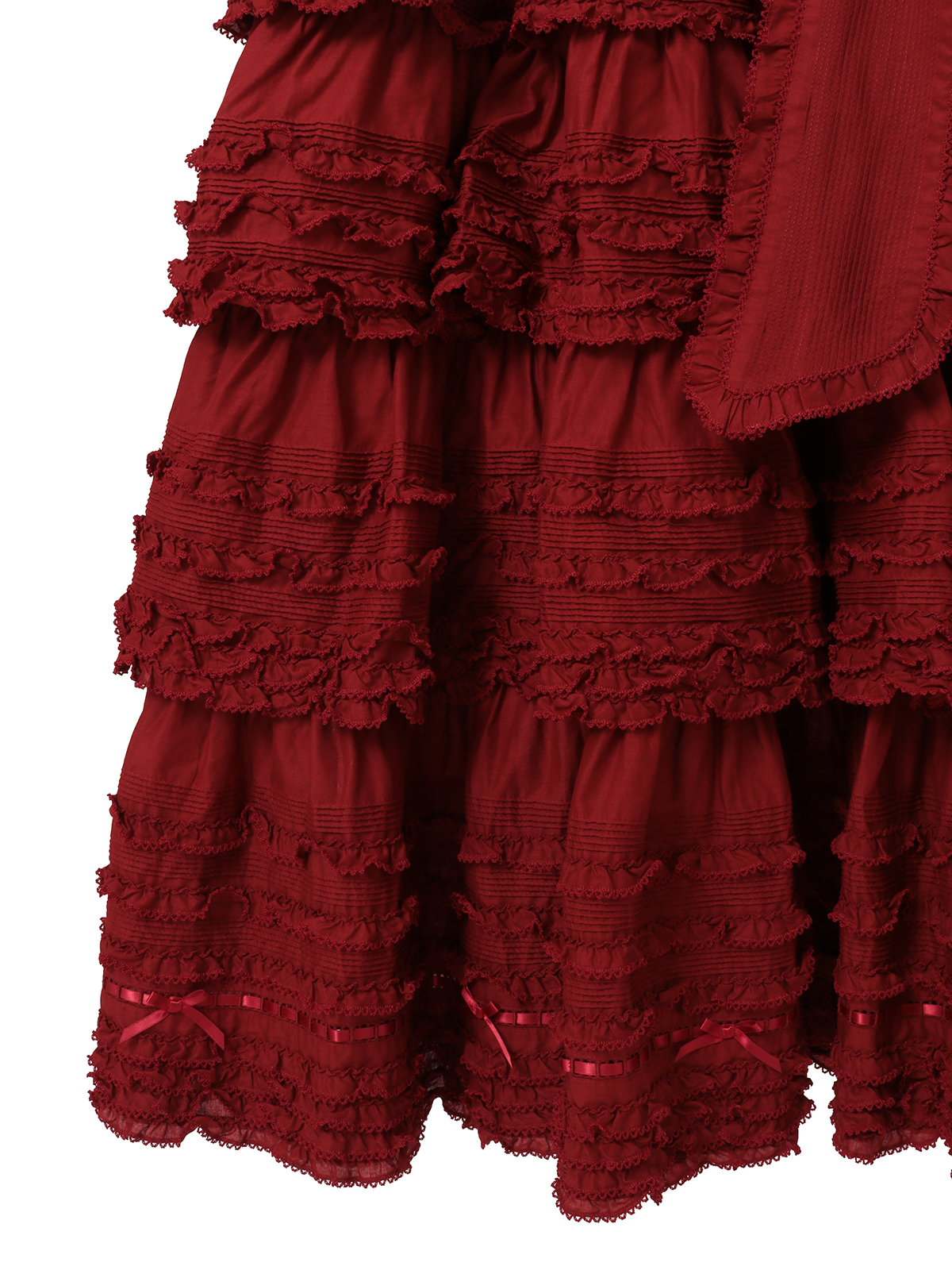 サッシュベルト付きローンフリルワンピース｜ピンクハウスオフィシャル