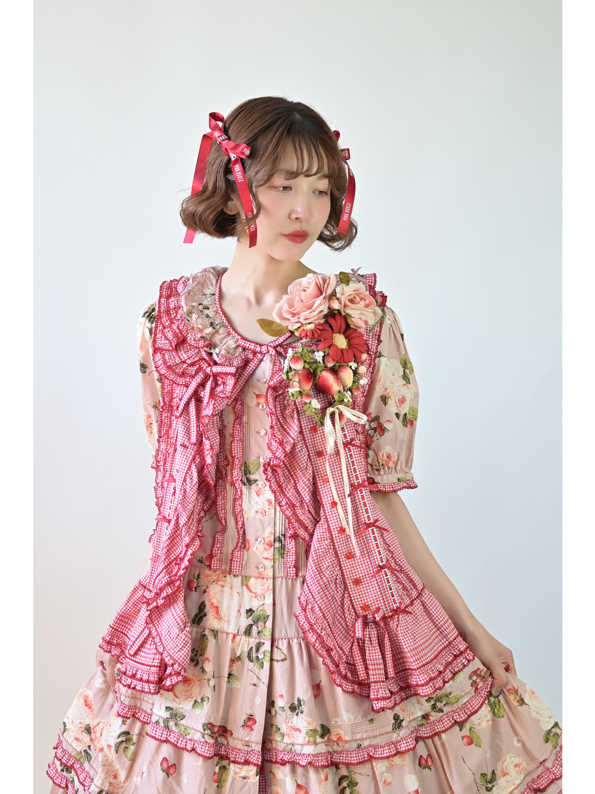 Special item～ ストロベリーローズプリントワンピース｜ピンクハウス