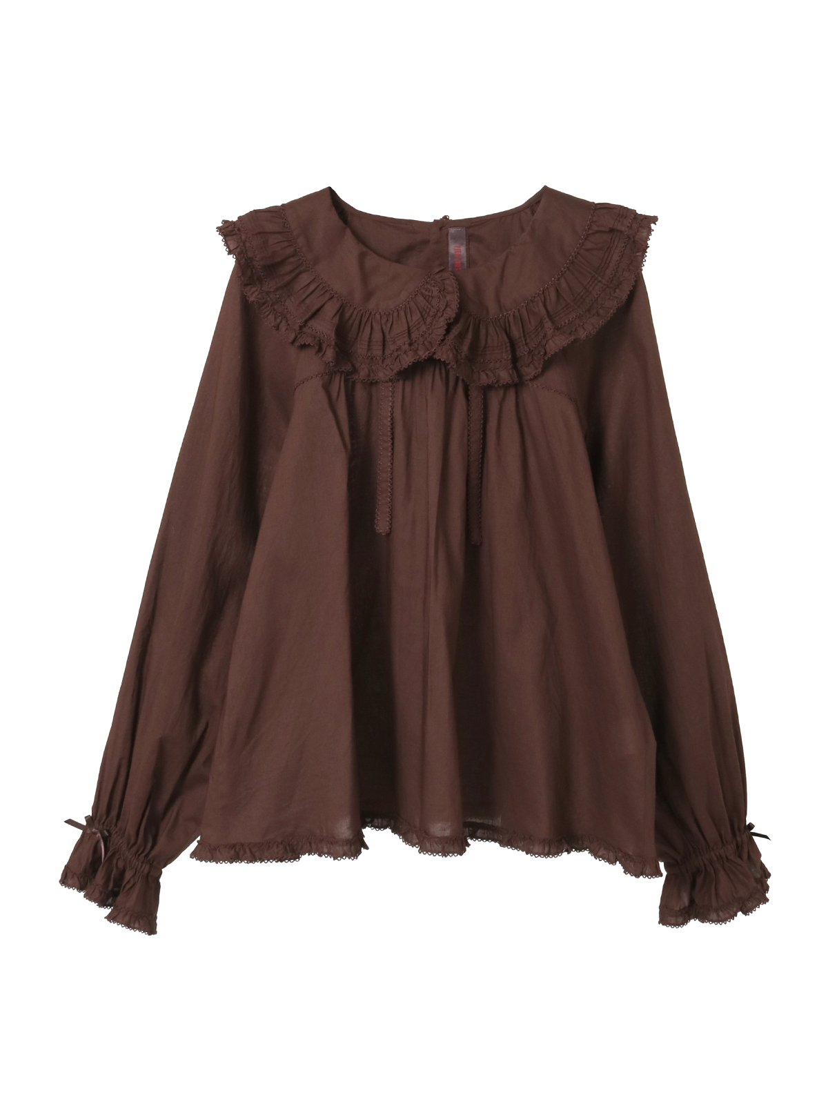 フリル襟付きローンブラウス｜ピンクハウスオフィシャルオンライン