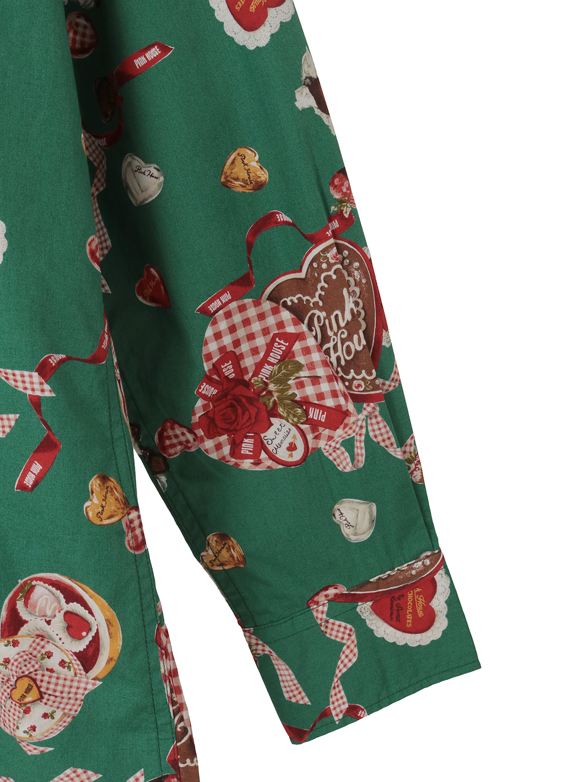 スウィートメモリーズプリントフードブラウス｜ピンクハウス