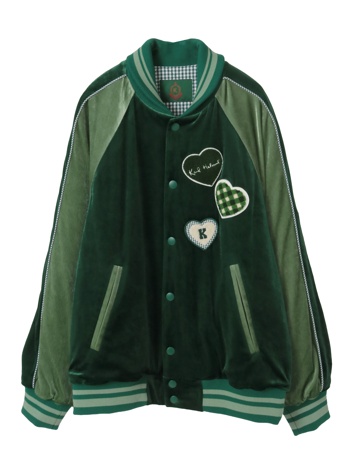 ハートワッペン使いベロアブルゾン｜ピンクハウスオフィシャル