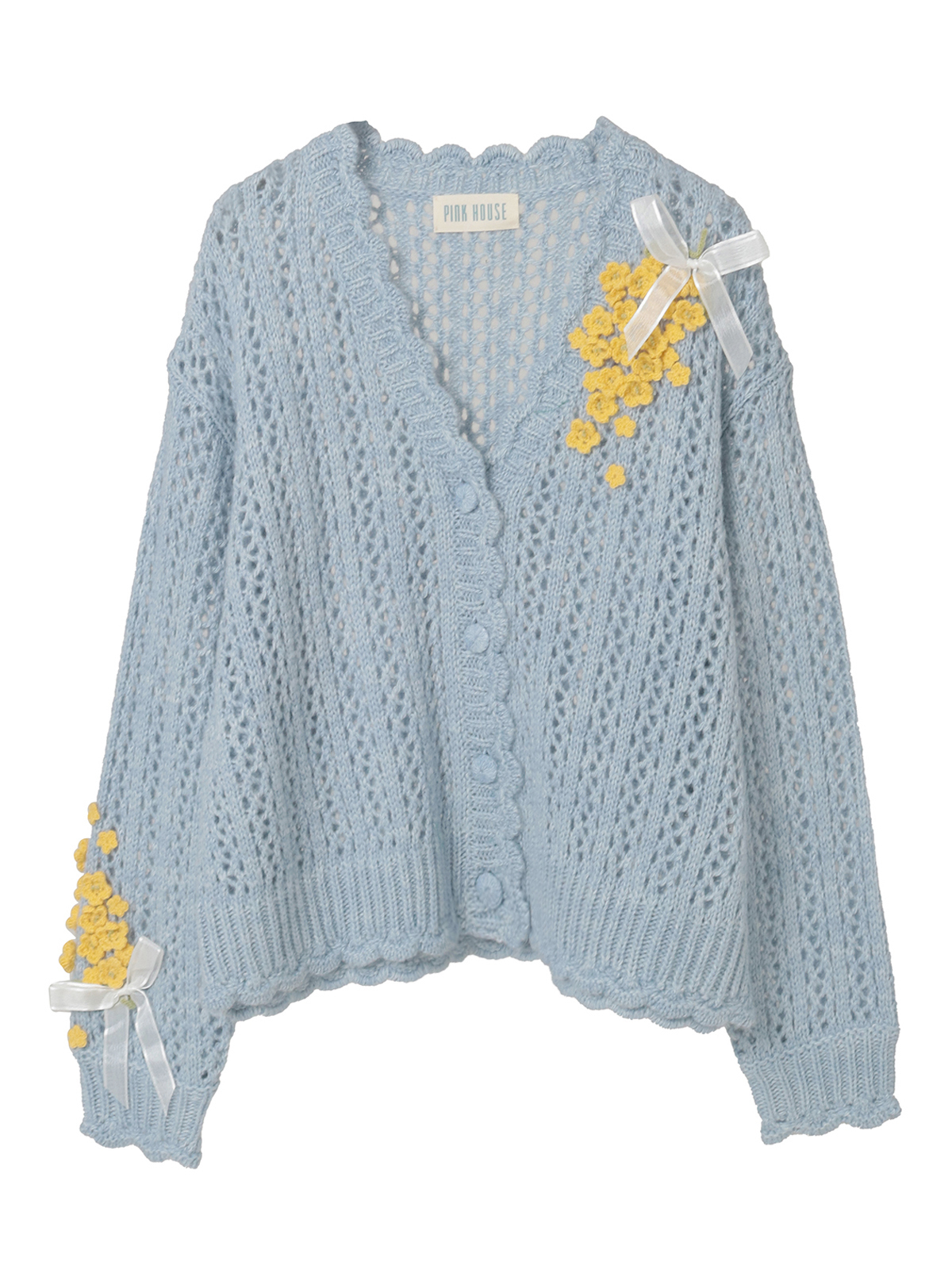 なのはなモチーフカーディガン｜ピンクハウスオフィシャルオンライン