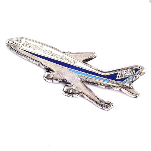 ピンバッジ・ANA全日空/飛行機・289360