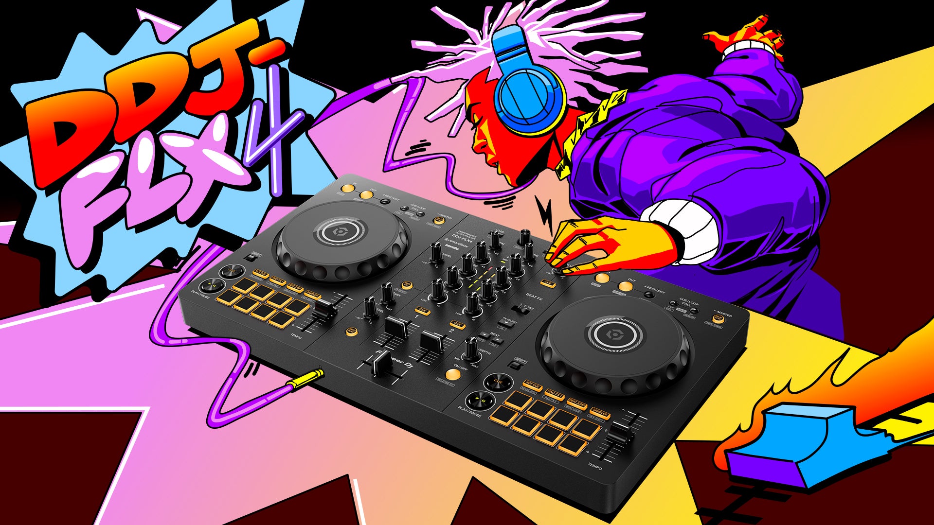 DDJ-FLX4 + HDJ-CUE1 Bundle – Pioneer DJ Store