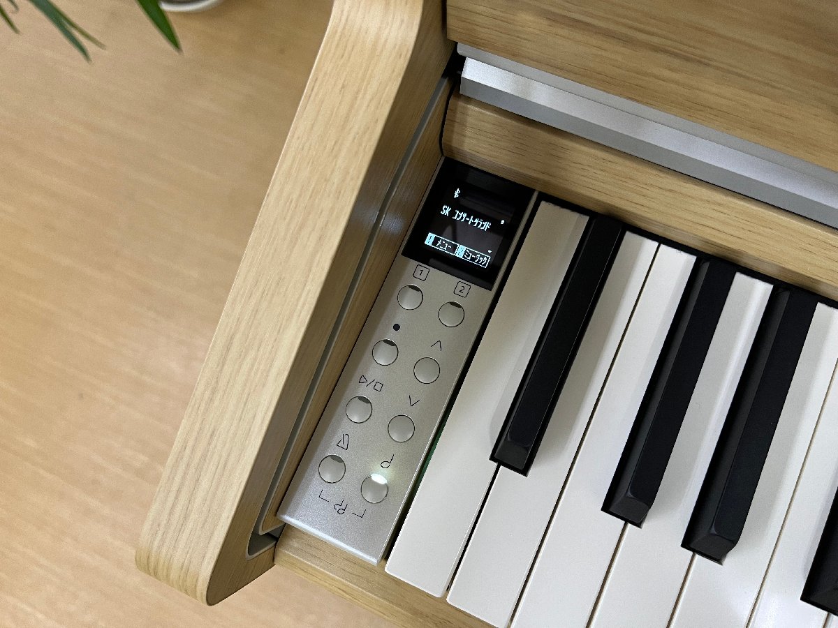 KAWAI CA49LO 2021年製 中古 電子ピアノ 木製鍵盤 椅子付き ライト
