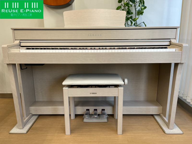 YAMAHA CLP-635WA 17年製 中古 電子ピアノ 椅子付き クラビノーバ