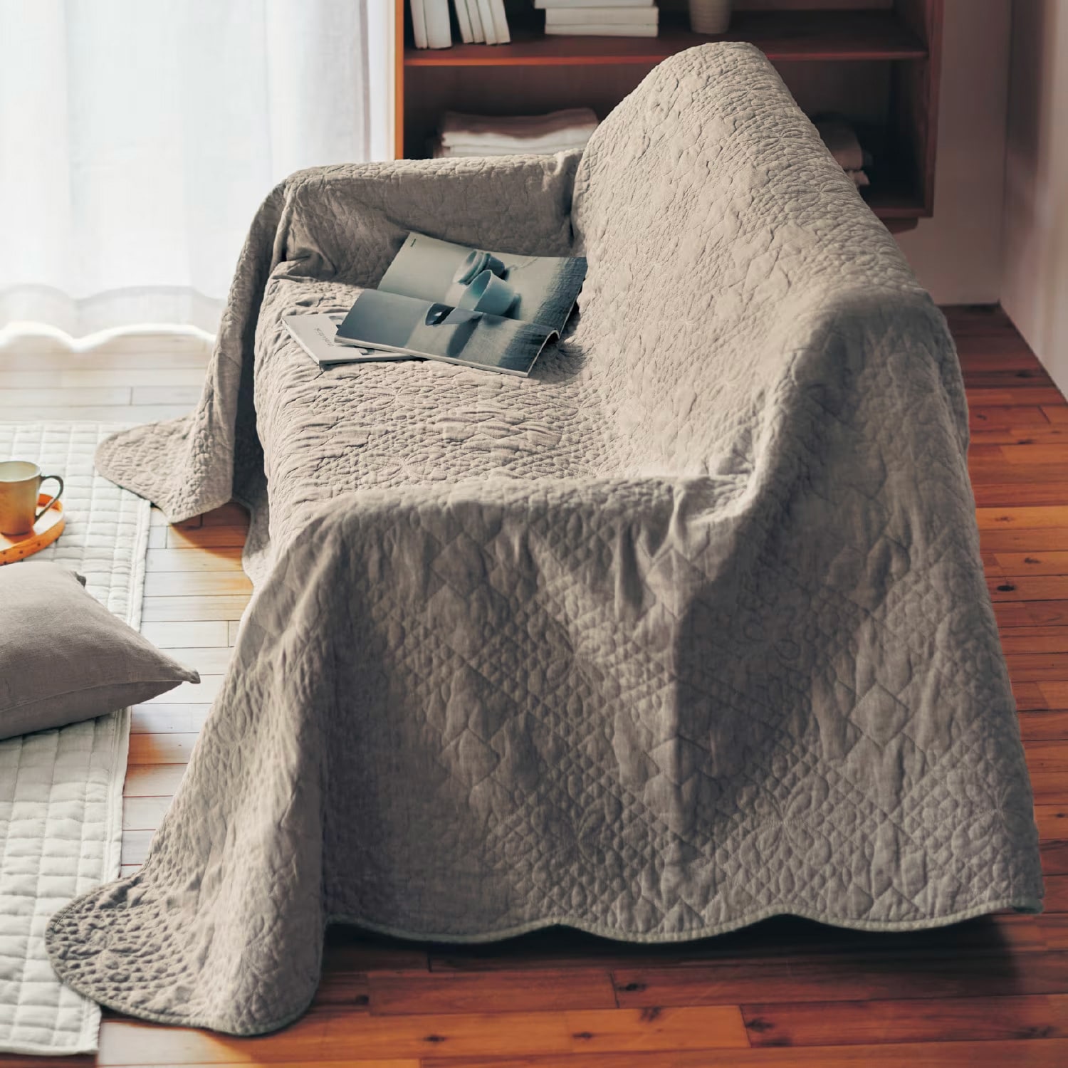 最後の晩餐 マルチカバー ソファーカバー ヴィンテージラグ 133x187