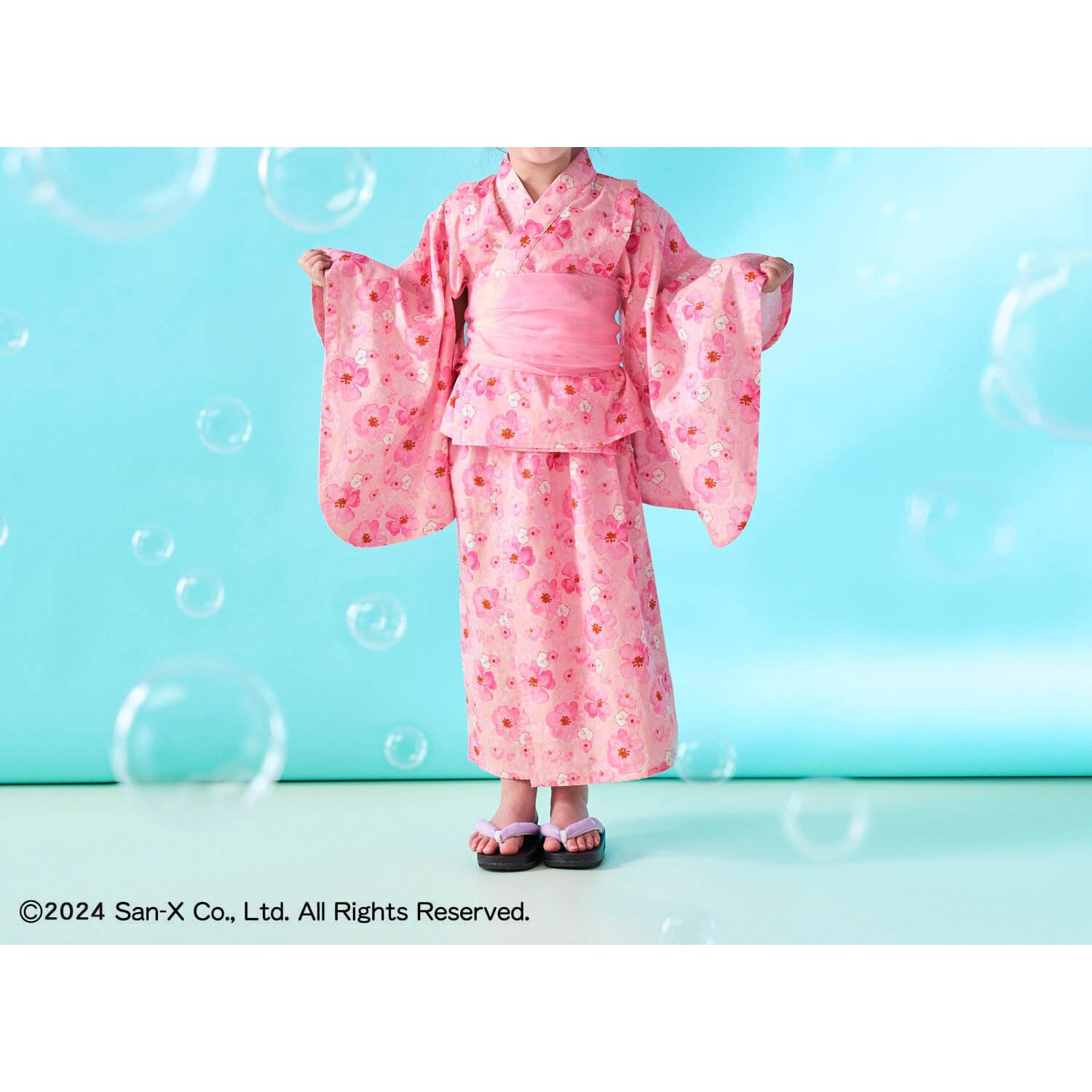 サマーワンピースとしても使える！ 2WAY浴衣セット 「すみっコぐらし