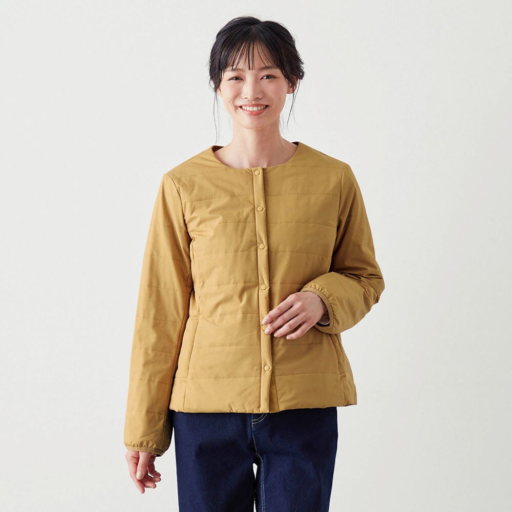 ポケッタブル中わたジャケット 【防風】【吸湿発熱中わた使用】(ビース