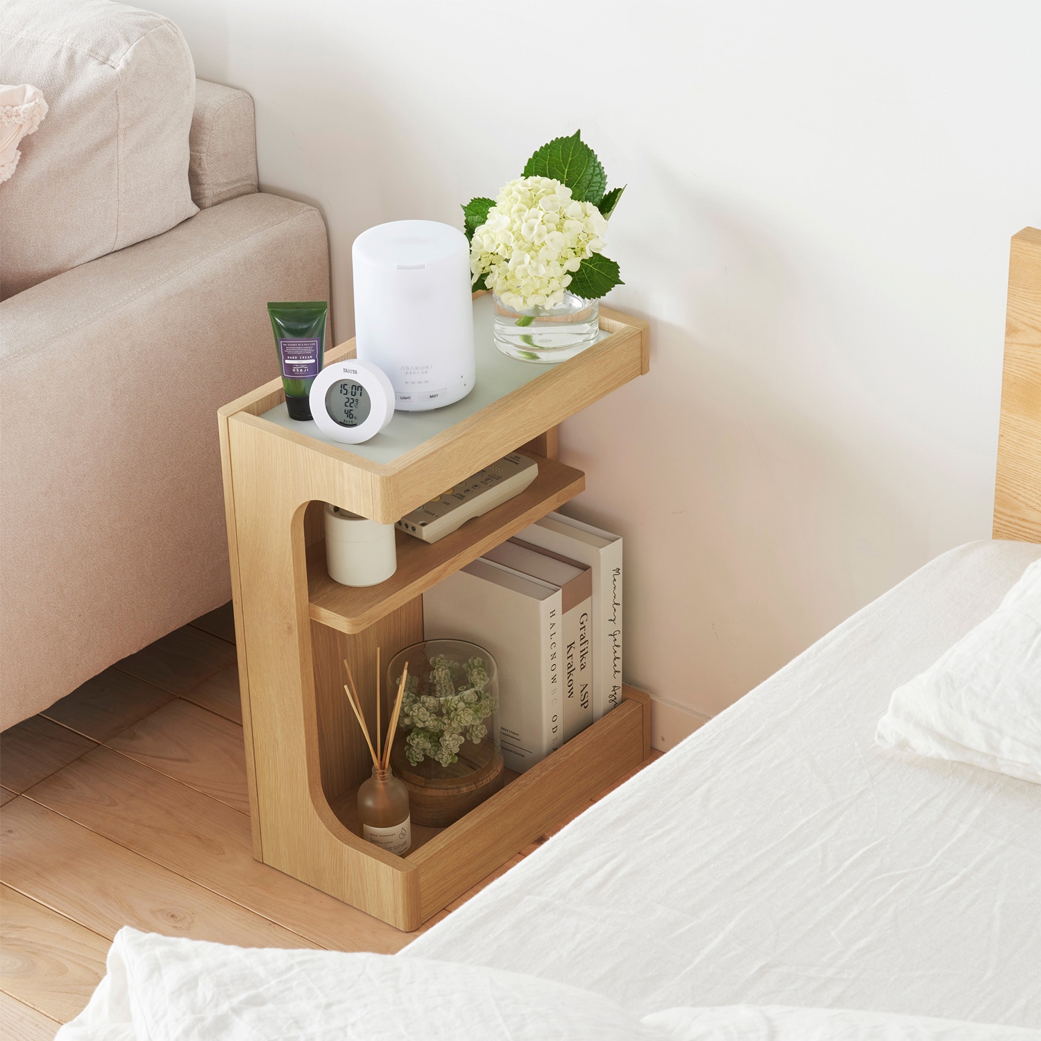 収納力のあるサイドテーブル｜通販のベルメゾンネット