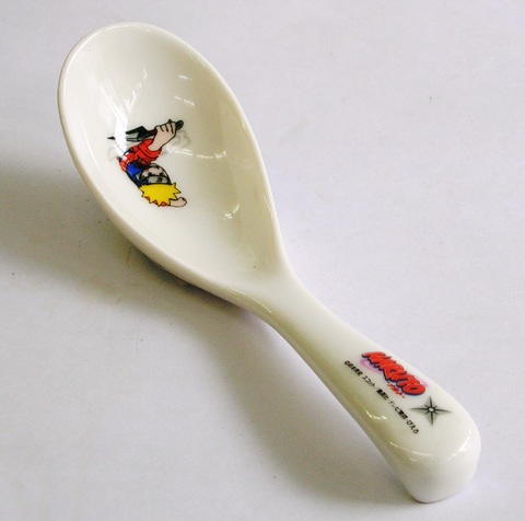 ナルト磁器製レンゲ【通販/包装無料/特価/こども食器/子供食器