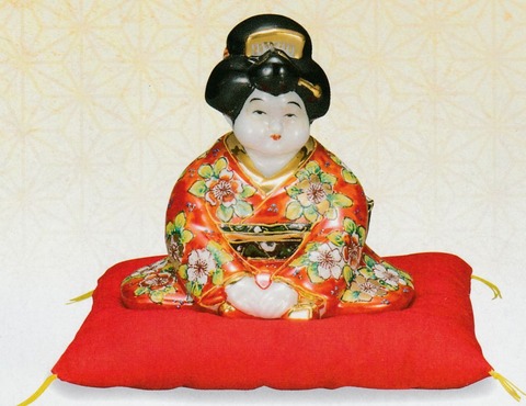 多くの福を招くお福人形とお多福人形の開運縁起置物 特価で通販