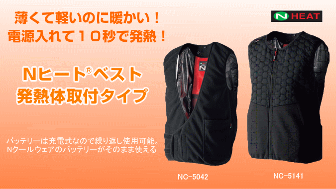 空調服® ベスト（横ファン） ＜ 株式会社メドウニクス