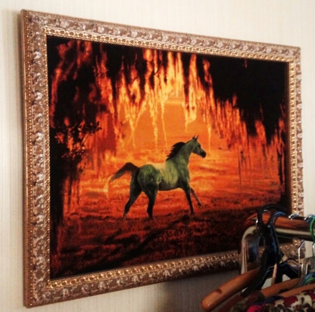 馬絵・ペルシャ絨毯・タペストリー・神奈川県横須賀市・出張買取り