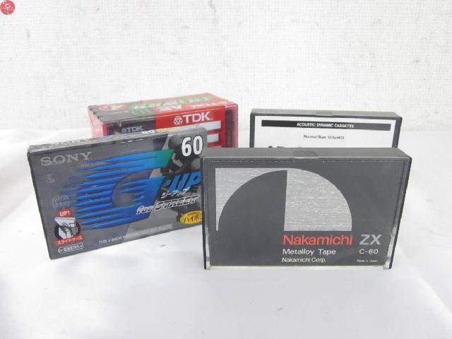 Nakamichi ZX C-60 TDK SONY ノーマル ハイポジ カセットテープ 7本