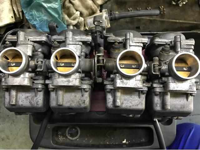 XJR400 キャブレター オーバーホール（AUTO SHOP ROUTE