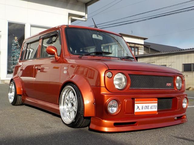 スズキ アルトラパン SS 5MT ターボ 社外フロントスポイラーの
