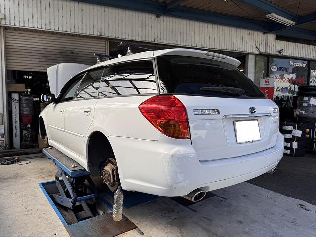 滋賀オートライフハノ スバル「レガシィ」(BP5)の車検＆整備とドライブ