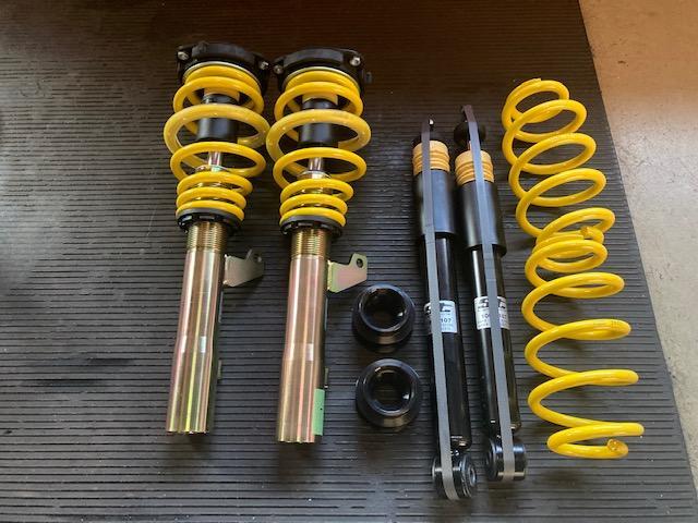 フォルクスワーゲン ゴルフⅥヴァリアント 車高調取付け 1G締め 4輪