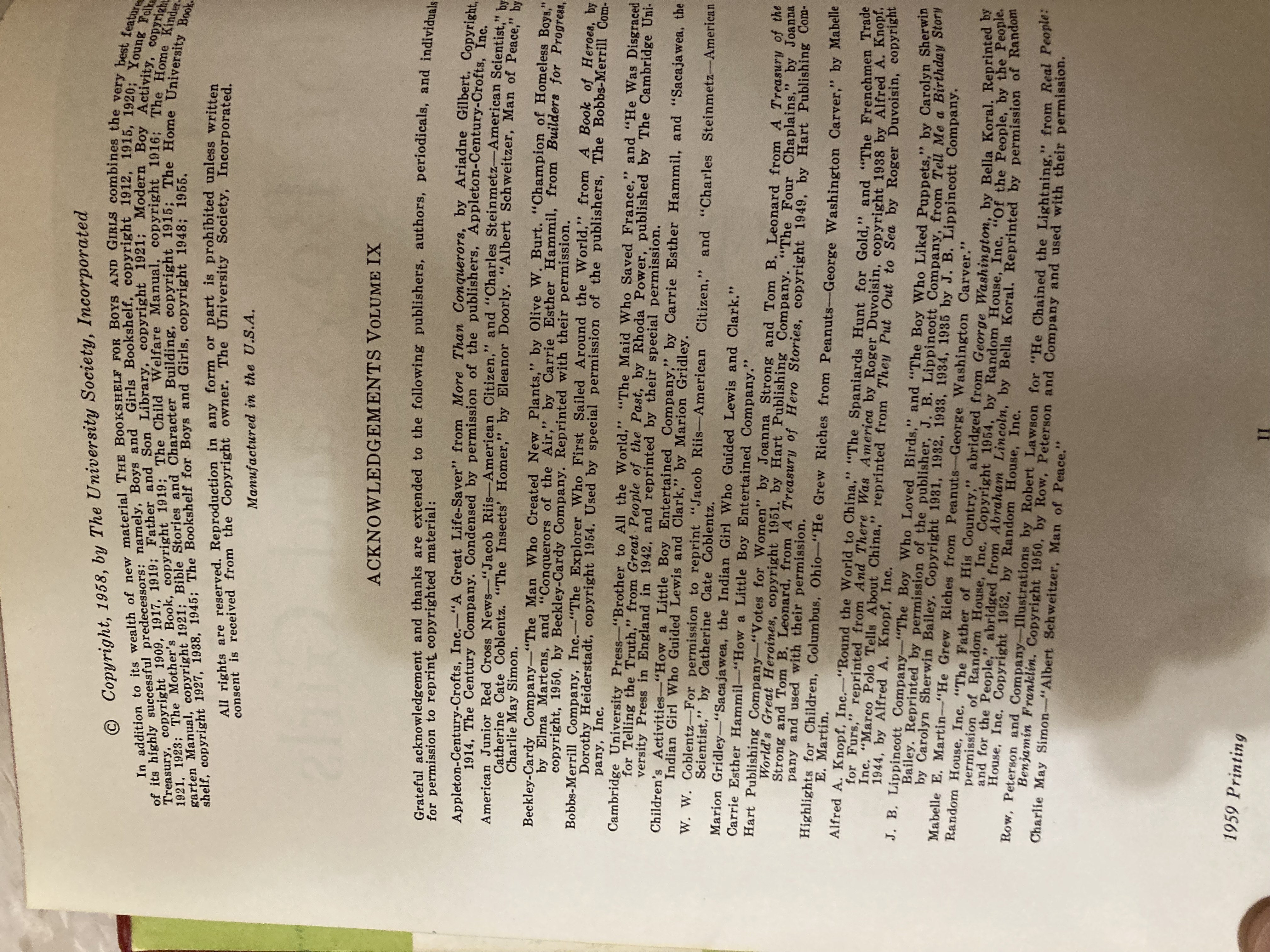 The Bookshelf For Boys And Girls (10 Volumes) by The Editoria