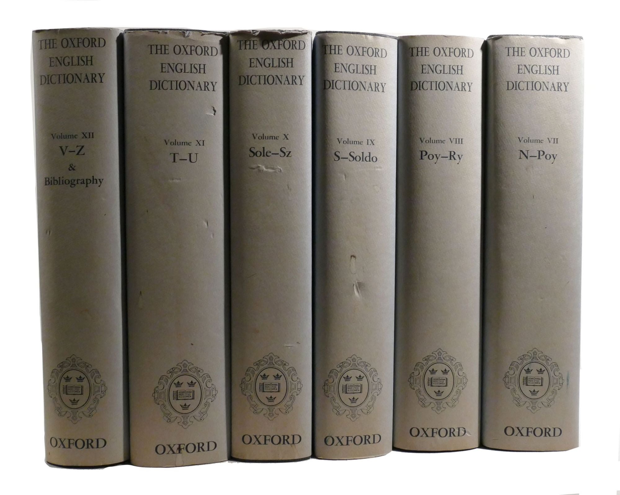 THE OXFORD ENGLISH DICTIONARY: 13 VOLUME SET Being a Corrected Re