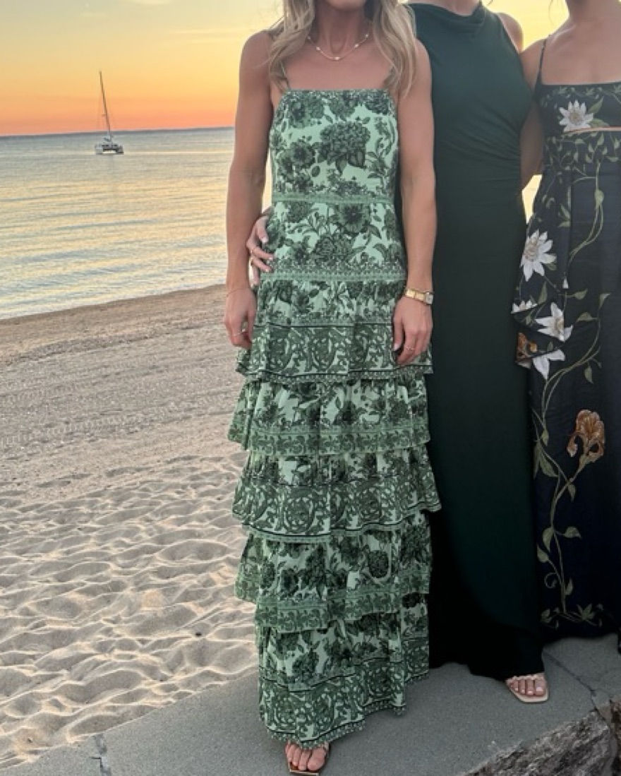 Alice + Olivia Green Valencia Dress by Alice & Olivia - Pickle